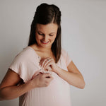 Heavenly Pink Mommy Labor & Delivery Gown | Milk & Baby