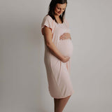 Heavenly Pink Mommy Labor & Delivery Gown | Milk & Baby
