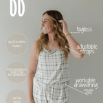 Picnic Plaid | Cami Women's Bamboo Set | Milk & Baby