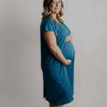 Blue Labor & Delivery Gown | Milk & Baby