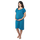 Blue Labor & Delivery Gown