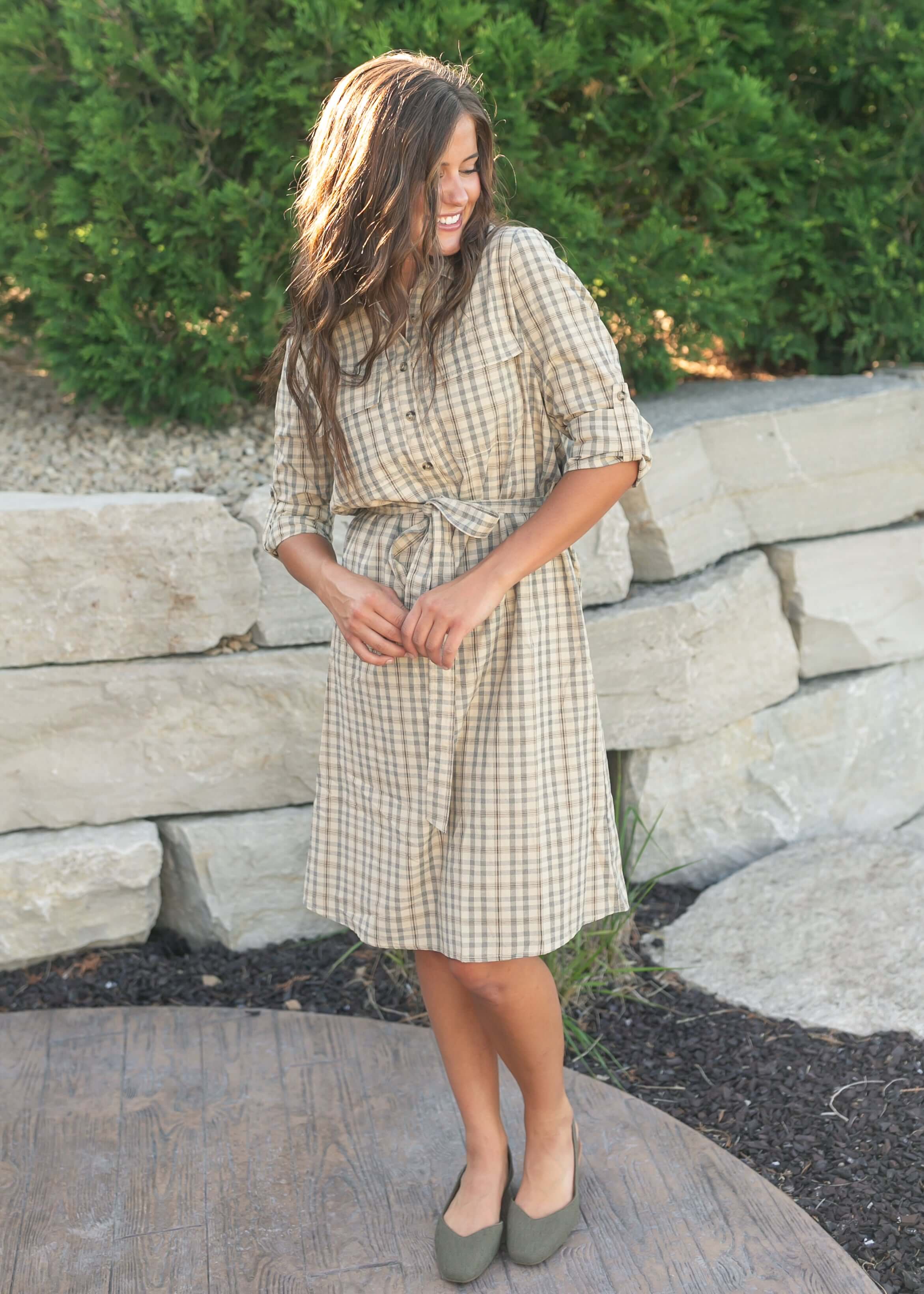 Kimberly Shirt Dress | Milk & Baby