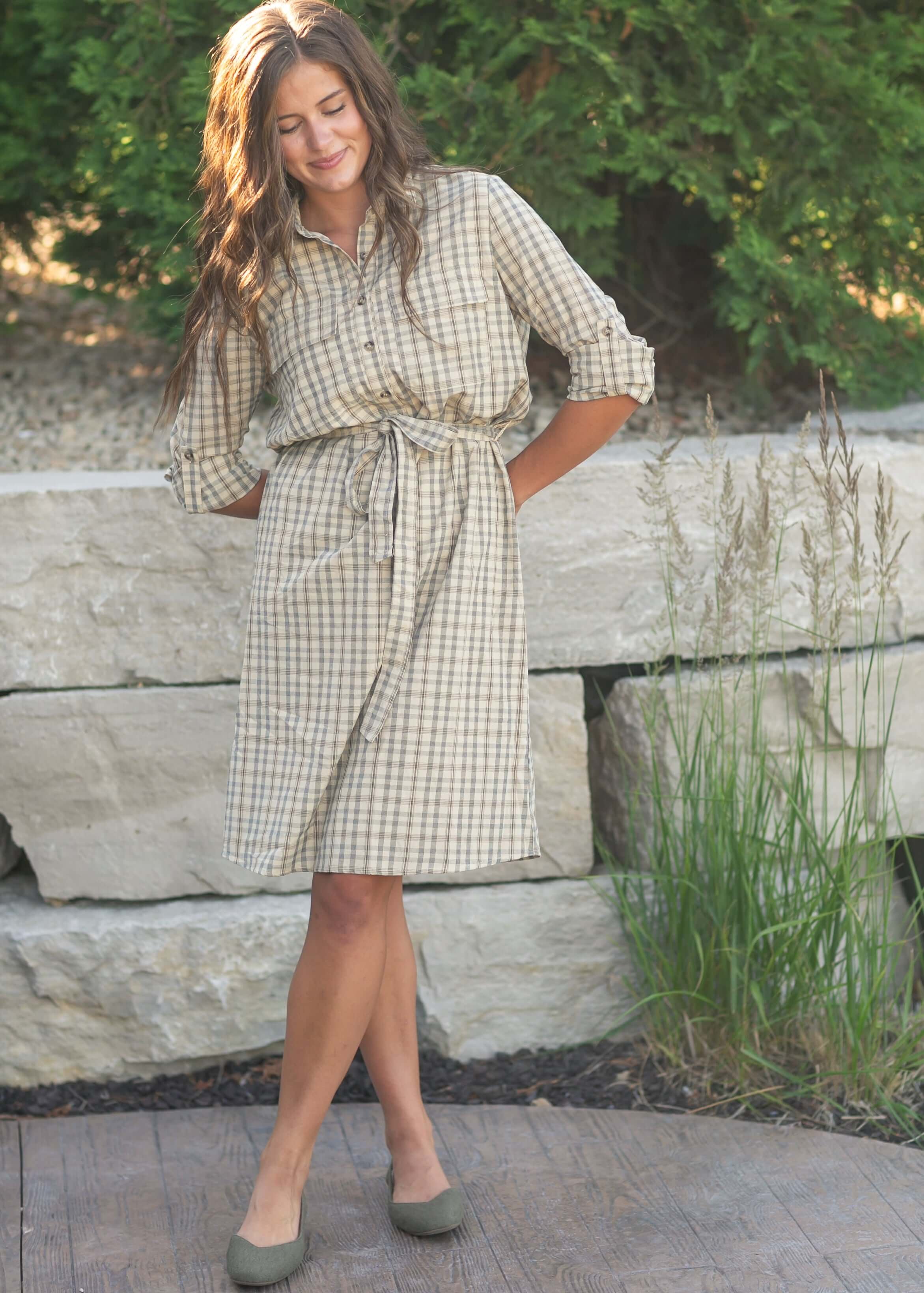 Kimberly Shirt Dress | Milk & Baby