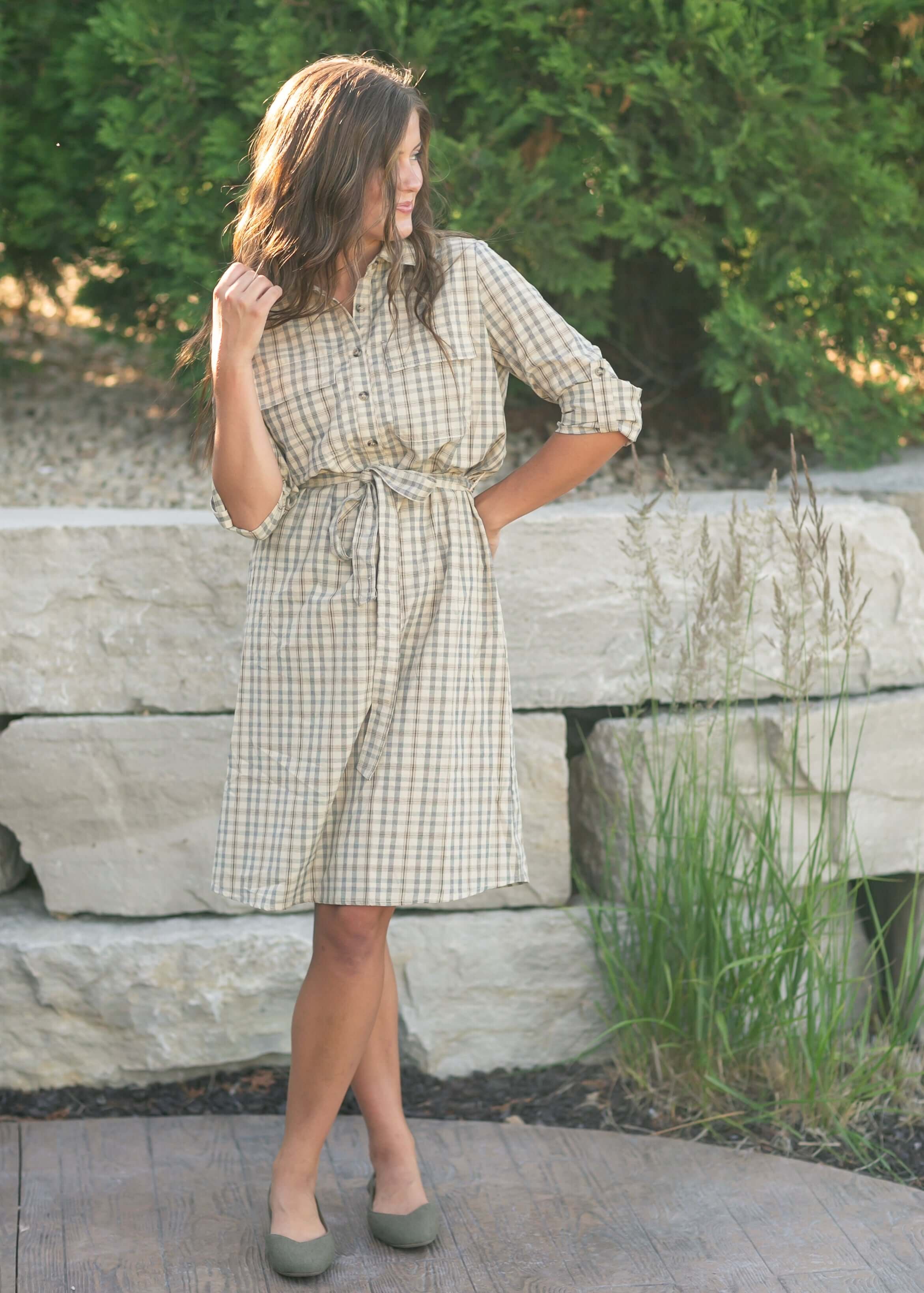 Kimberly Shirt Dress | Milk & Baby