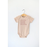 Pretty Brave Organic Cotton Baby Onesie | Milk & Baby