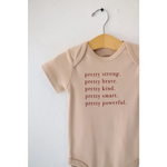 Pretty Brave Organic Cotton Baby Onesie | Milk & Baby