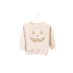 Neutral Jack-O-Lantern Baby/Kids Pullover | Milk & Baby