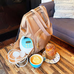 Norah Breast Pump Backpack (Latte) Milk & Baby