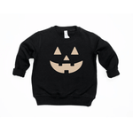 Neutral Jack-O-Lantern Baby/Kids Pullover | Milk & Baby