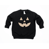 Neutral Jack-O-Lantern Baby/Kids Pullover | Milk & Baby
