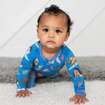 Puppy Pals Blue Footie | Milk & Baby