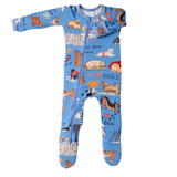 Puppy Pals Blue Footie | Milk & Baby