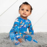 Puppy Pals Blue Footie | Milk & Baby