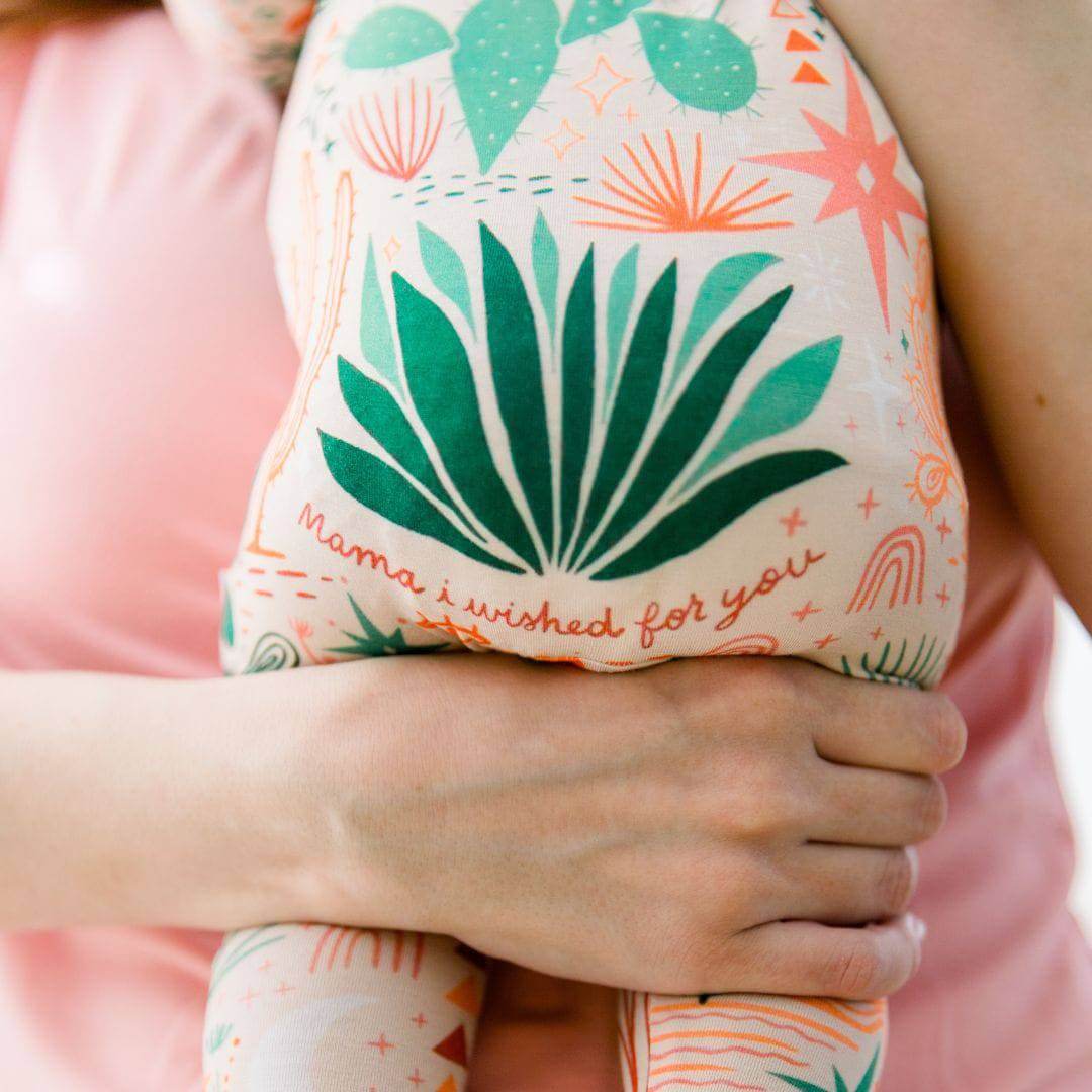 The Second-Skin Footie | Desert Cactus Vibes | "Mama, I Wished for You" | Milk & Baby