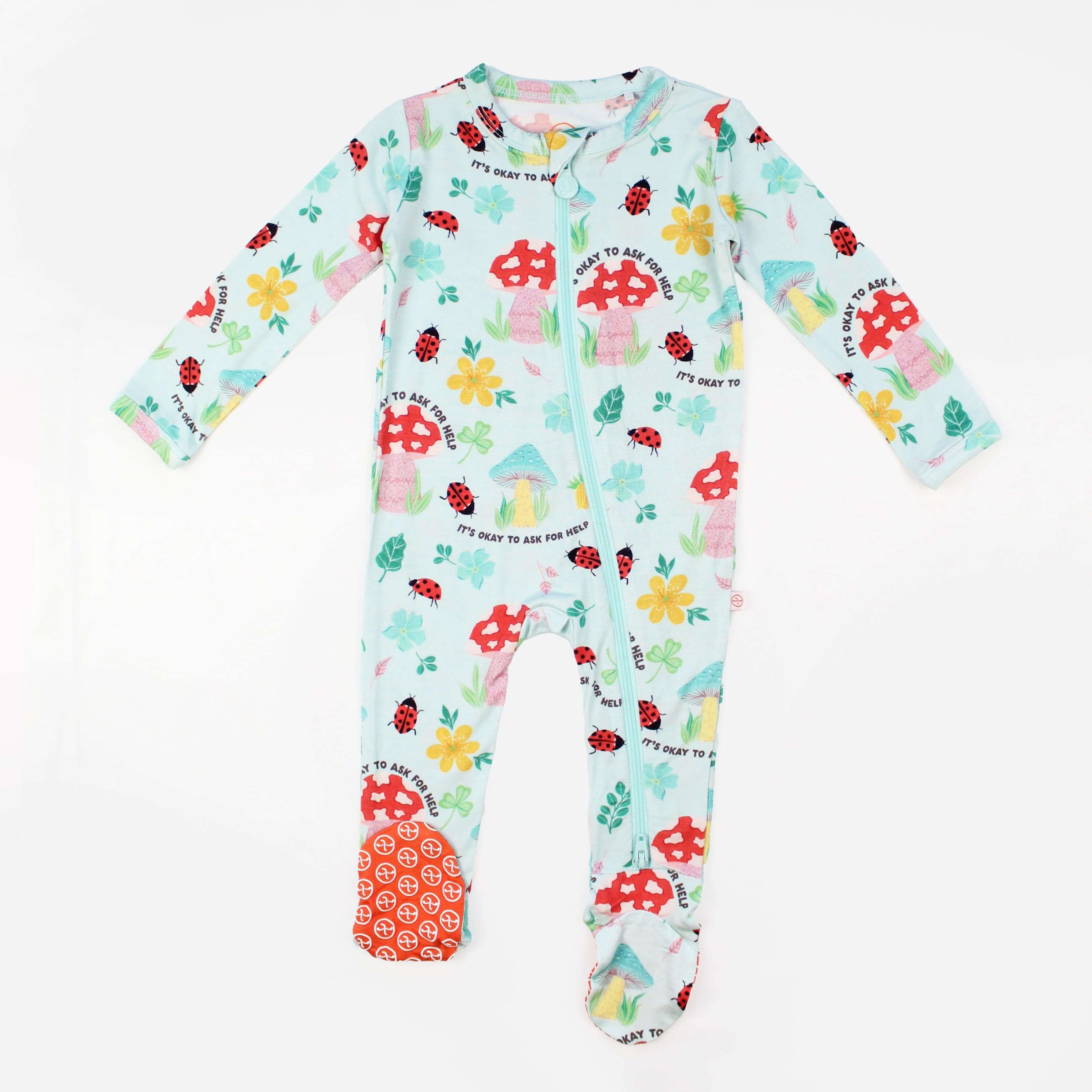 The Second-Skin Footie | Magic Mushroom | "It's Okay to Ask for Help" | Milk & Baby