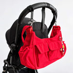 Cargo Crossbody Diaper Bag | The roomiest citymouse crossbody: 11 liters, two cargo pockets and room for four drinks, in a lightweight bag that looks like an everyday purse. | Milk & Baby