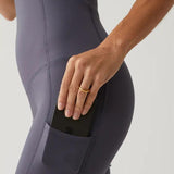 Resilience | Performance Maternity & Postpartum Leggings | Slate | Milk & Baby