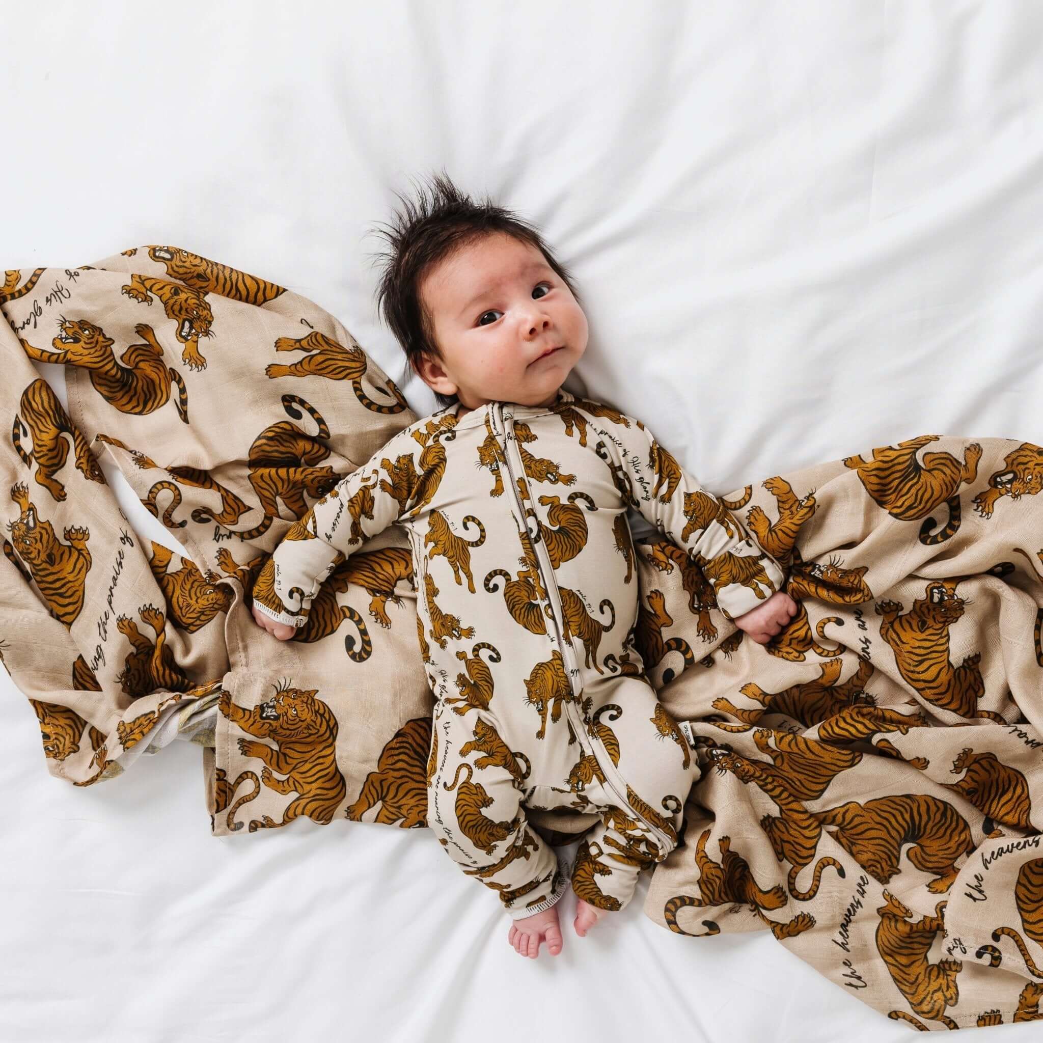 Roar Zipper Romper | Milk & Baby