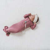 Rose Everything Knotted Newborn Gown | Milk & Baby