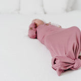 Rose Everything Knotted Newborn Gown | Milk & Baby