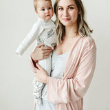 Rose Viscose from Bamboo Organic Cotton Mommy Robe - Milk & Baby 