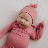 Rose Knotted Newborn Baby Gown