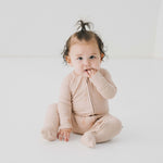 Rue Zipper Romper | Milk & Baby