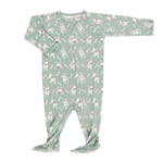 Ruff and Stuff Zipper Footie | Milk & Baby