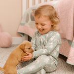 Ruff and Stuff Zipper Footie | Milk & Baby