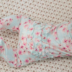 Pretty Pink Floral Ruffle Footie | Milk & Baby