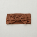 Rust Bamboo Head Wrap - Minimal Flat Lay