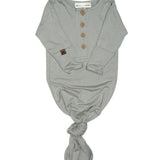 Sage Everything Newborn Knotted Gown | Milk & Baby