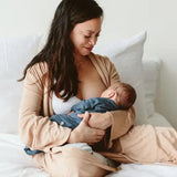 Sandstone Viscose Organic Cotton Mommy Robe - Milk & Baby 