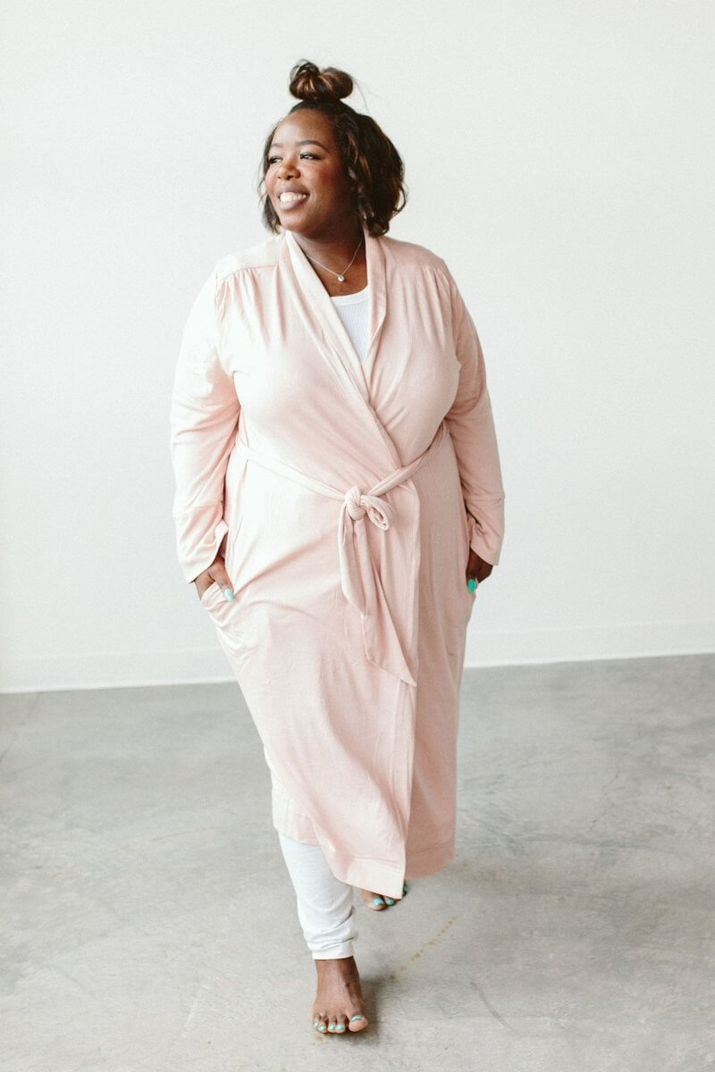 Rose Dust | WOMENS ROBE | Milk & Baby