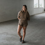 Forever French Baby Leopard Women's Bamboo Short Pajama Set | Milk & Baby