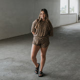 Forever French Baby Leopard Women's Bamboo Short Pajama Set | Milk & Baby