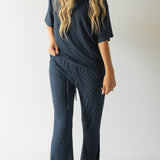 Emery | Short Sleeve Women's Bamboo Lounge Set