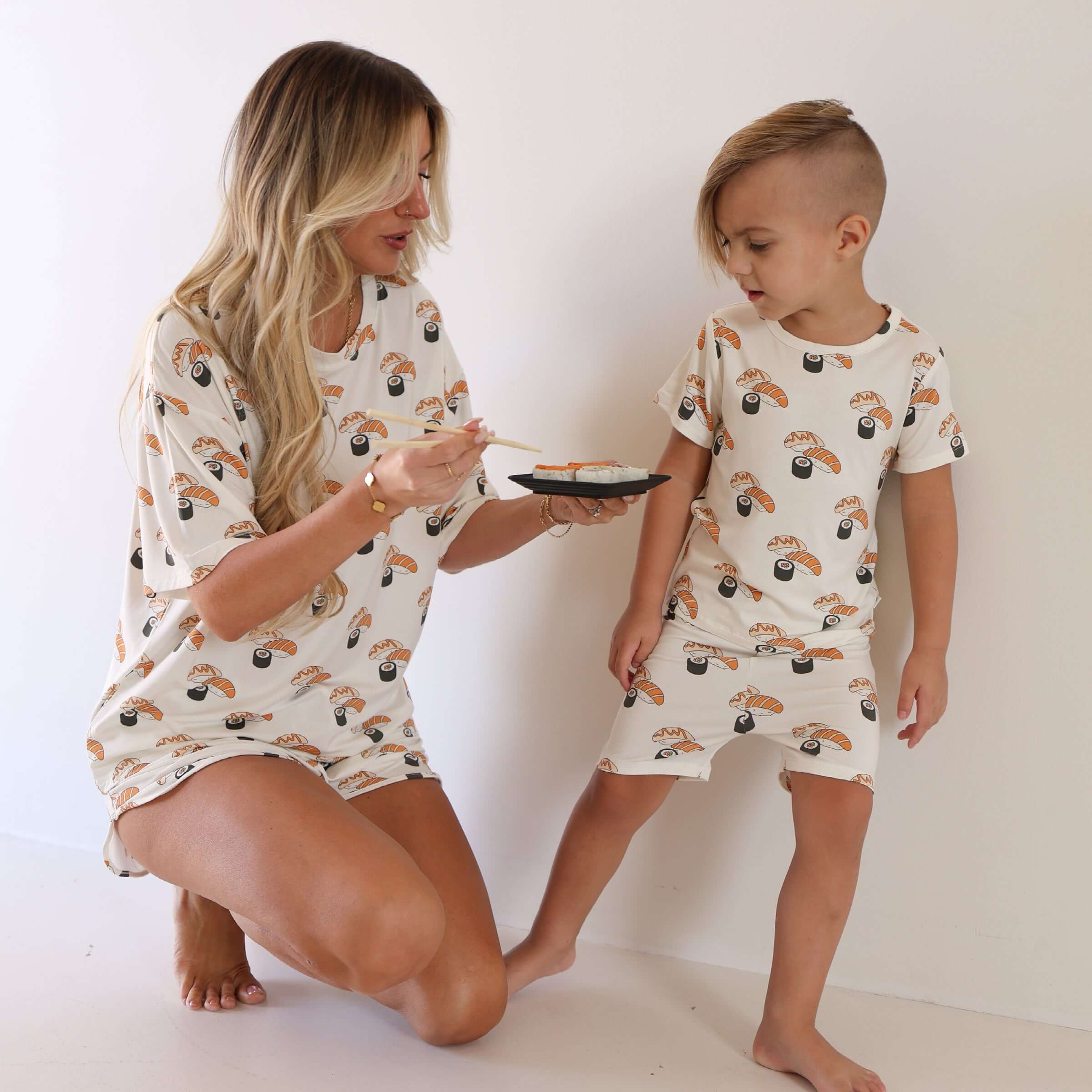Sushi | Women's Bamboo Short Set | Milk & Baby