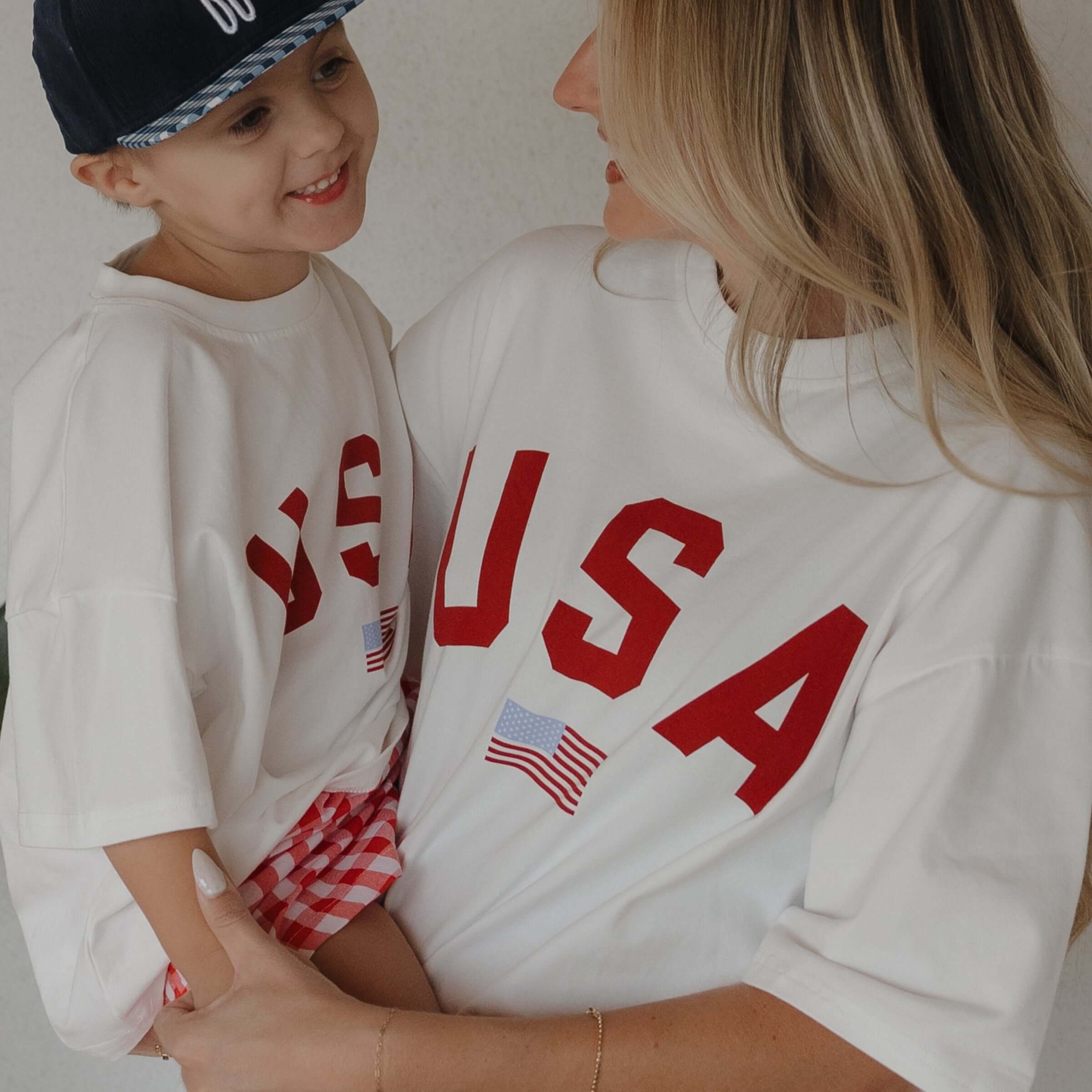 USA | Adult Cotton Tee | Milk & Baby