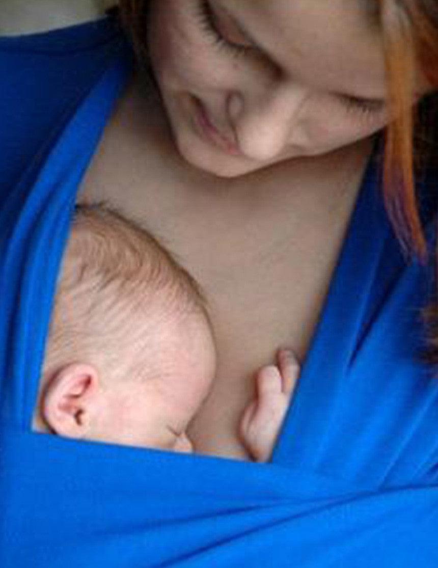 Skin To Skin Kangaroo T-Shirt & Nursing in Orchid | Milk & Baby
