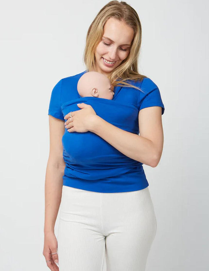 Eco Viskose Skin to Skin Baby Bonding Top navy