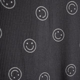 Smiley Ribbed | Women's Boxy Tee Lounge Set