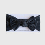 Forever French Baby Smiley Ribbed Bamboo Baby Head Wrap with Bow | Milk & Baby