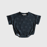 Forever French Baby Smiley Short Sleeve Baby Romper | Milk & Baby
