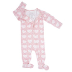 So Much Love Zipper Footie | Milk & Baby