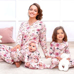 Garden Bouquet Baby Girl Bamboo Zipper Romper | Milk & Baby