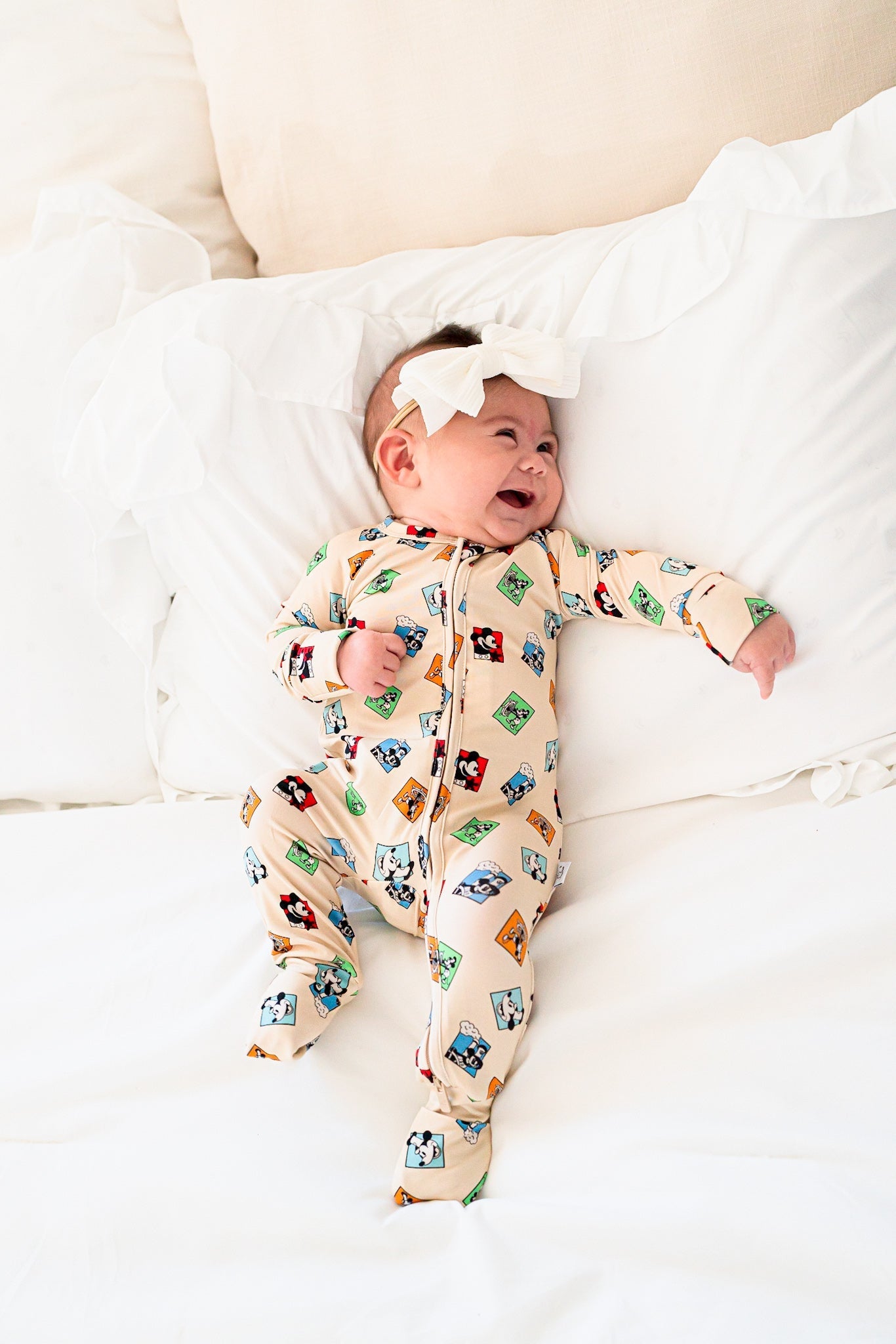 Steamboat Willie Convertible Romper | Milk & Baby