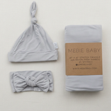 Stone swaddle set in portrait format with extra breathing room