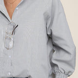 Striped raglan sleeve shirt - Nursing friendly - Milk & Baby 