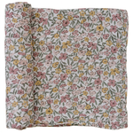 Sunny Petals swaddle blanket with extra spacing